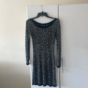 French Connection Leopard Dress in XS